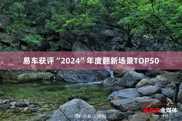 易车获评“2024”年度翻新场景TOP50